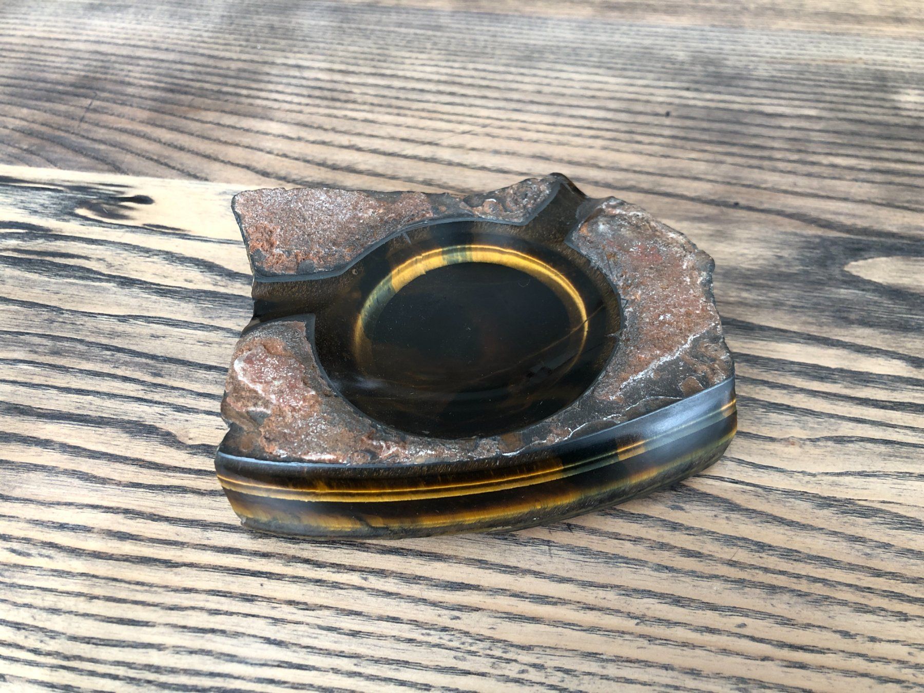 Portacenere: Vintage Tigerauge Aschenbecher – Usato da Berg am Irchel venduto da Zweiti_Chance