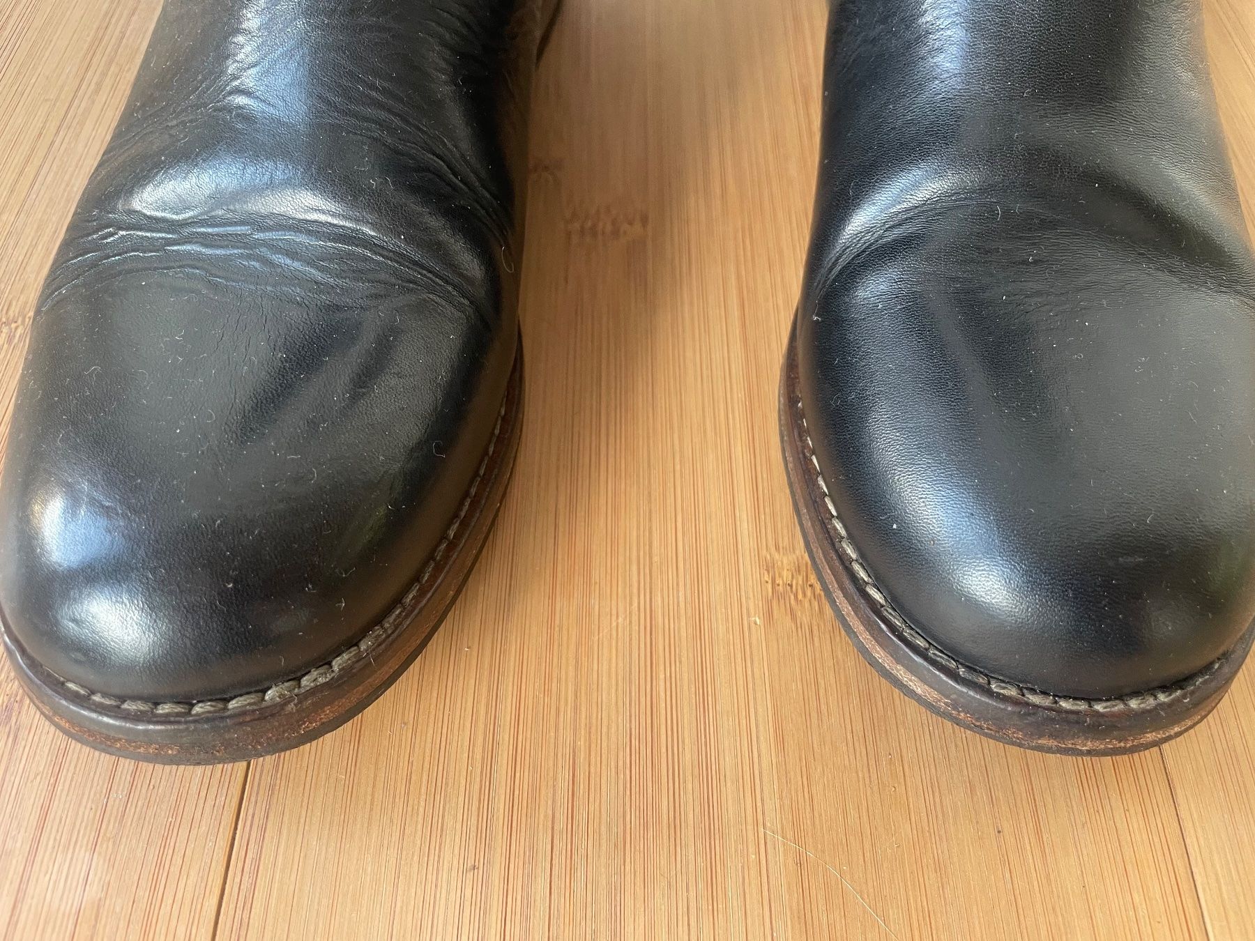 Scarpe da donna: Stiefel Leder schwarz Schaftstiefel – Usato da Vairano venduto da Sorella22 2