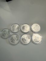 Krugerrand Silber Münze 1 OZ (7.Stück!!)