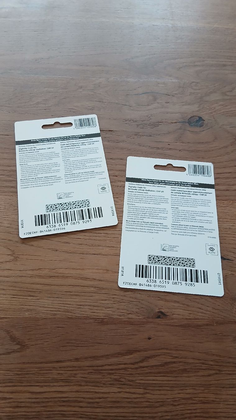 Gutscheine: Nintendo Guthabenkarte – Neu und originalverpackt aus Endingen von chicca1979 1