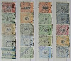 SWITZERLAND: Lot des timbres ferroviaires, O
