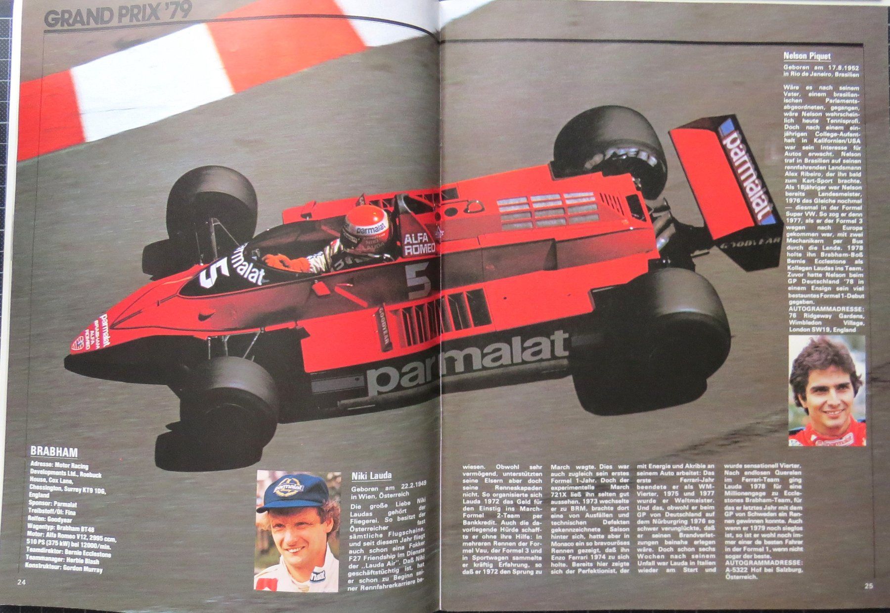Documenti: Programm Formel 1 in Hockenheim von 1979 – Usato da Ettingen venduto da campione_1 1