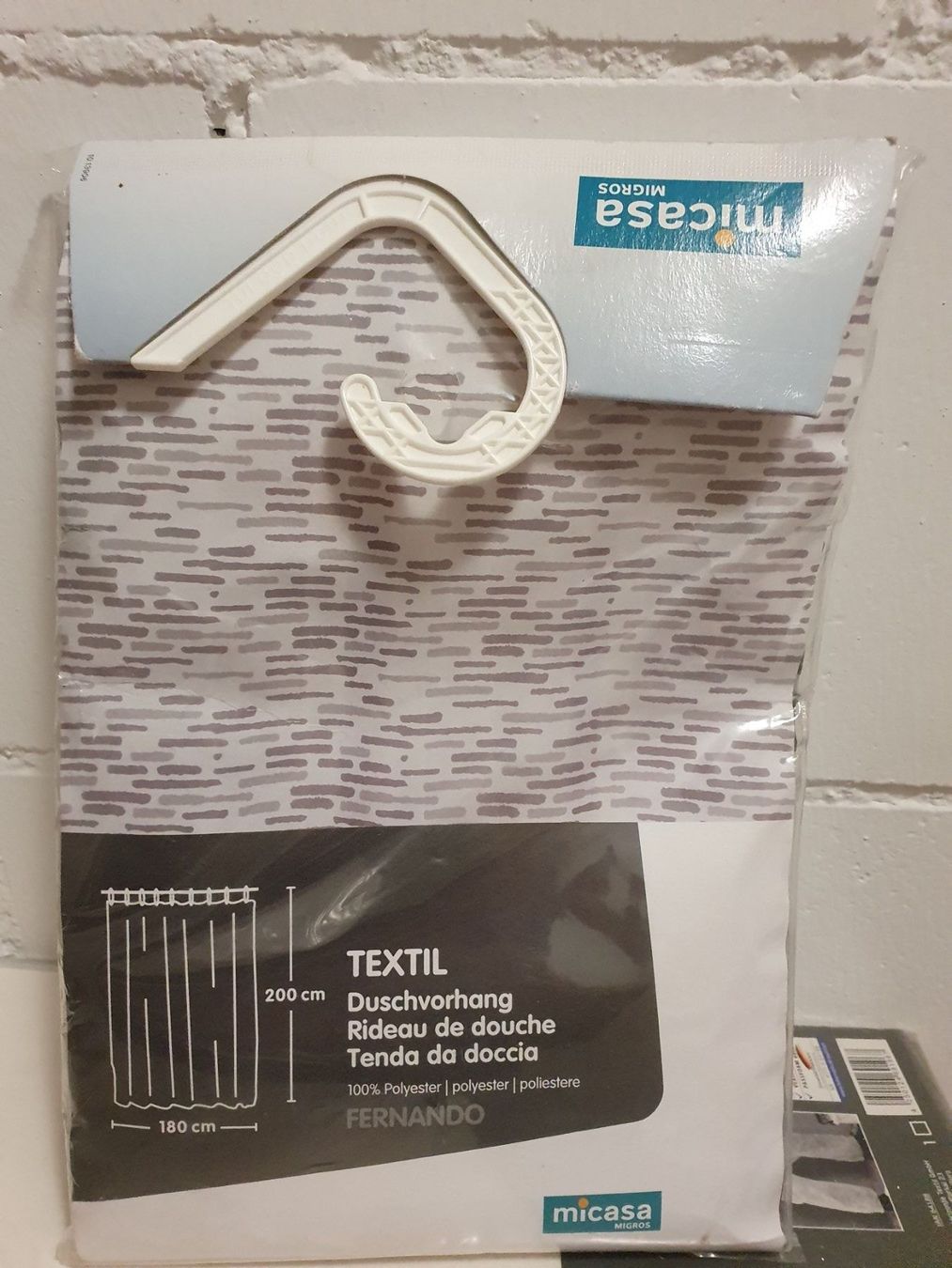 Micasa Tende: Duschvorhang Textil – Nuovo e nell'imballaggio originale da Oftringen venduto da Jola16