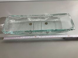 Früchteschale Glas, schmal