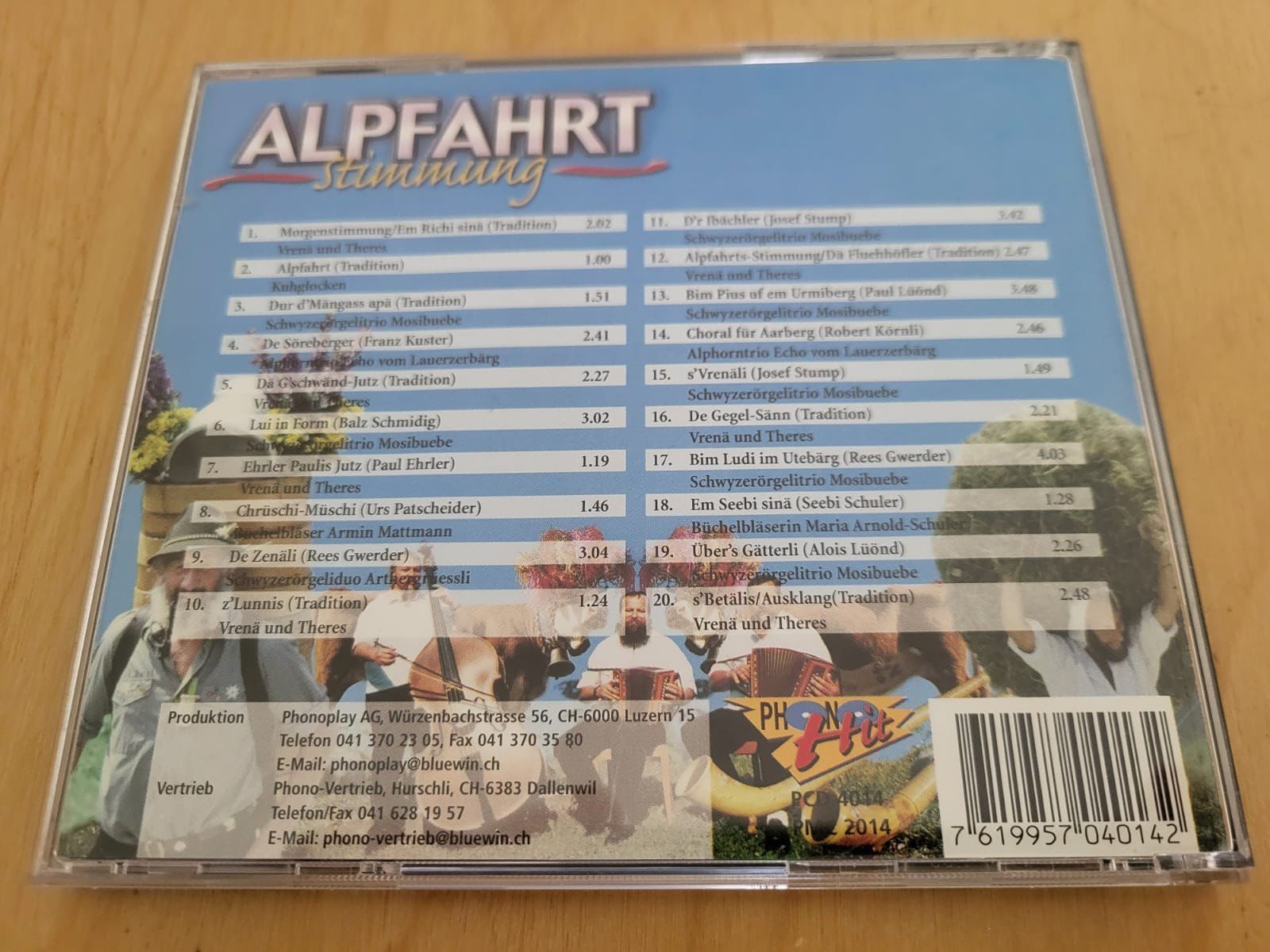 CDs: CD Alpfahrt Stimmung mit div. Interpreten – Gebraucht aus Urnäsch von Rteppich 1