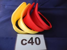 4 Stück C-String, gelb und rot, Nr. c40