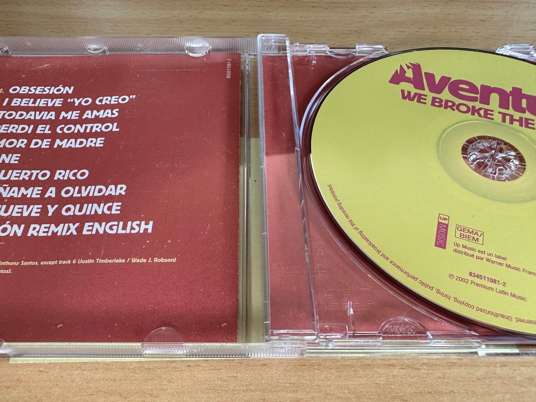 CDs: Aventura – We Broke The Rules – Gebraucht aus Rikon im Tösstal von Alpenmutz 2