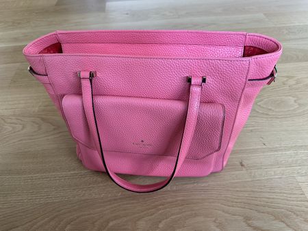Kate Spade Handtasche und Portemonnaie Koralle Leder Top