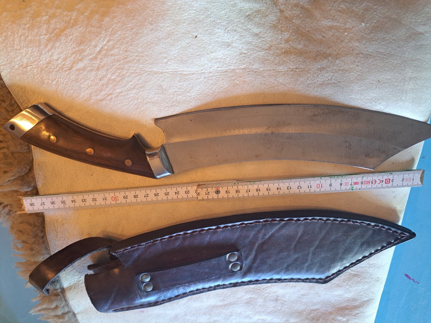 Accessori: Messer aus Nepal mit Lederscheide – Nuovo (secondo la descrizione) da Winterthur venduto da sandra19810 3