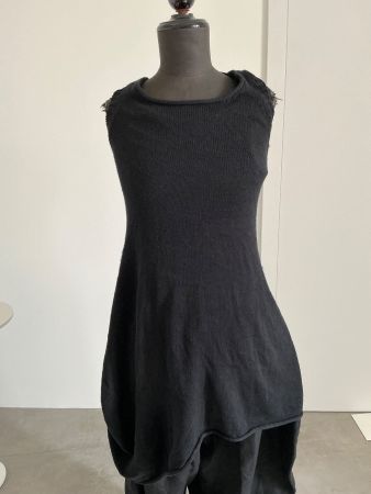 Rundholz Gilet – Schwarz – Grösse S – 100 % Baumwolle