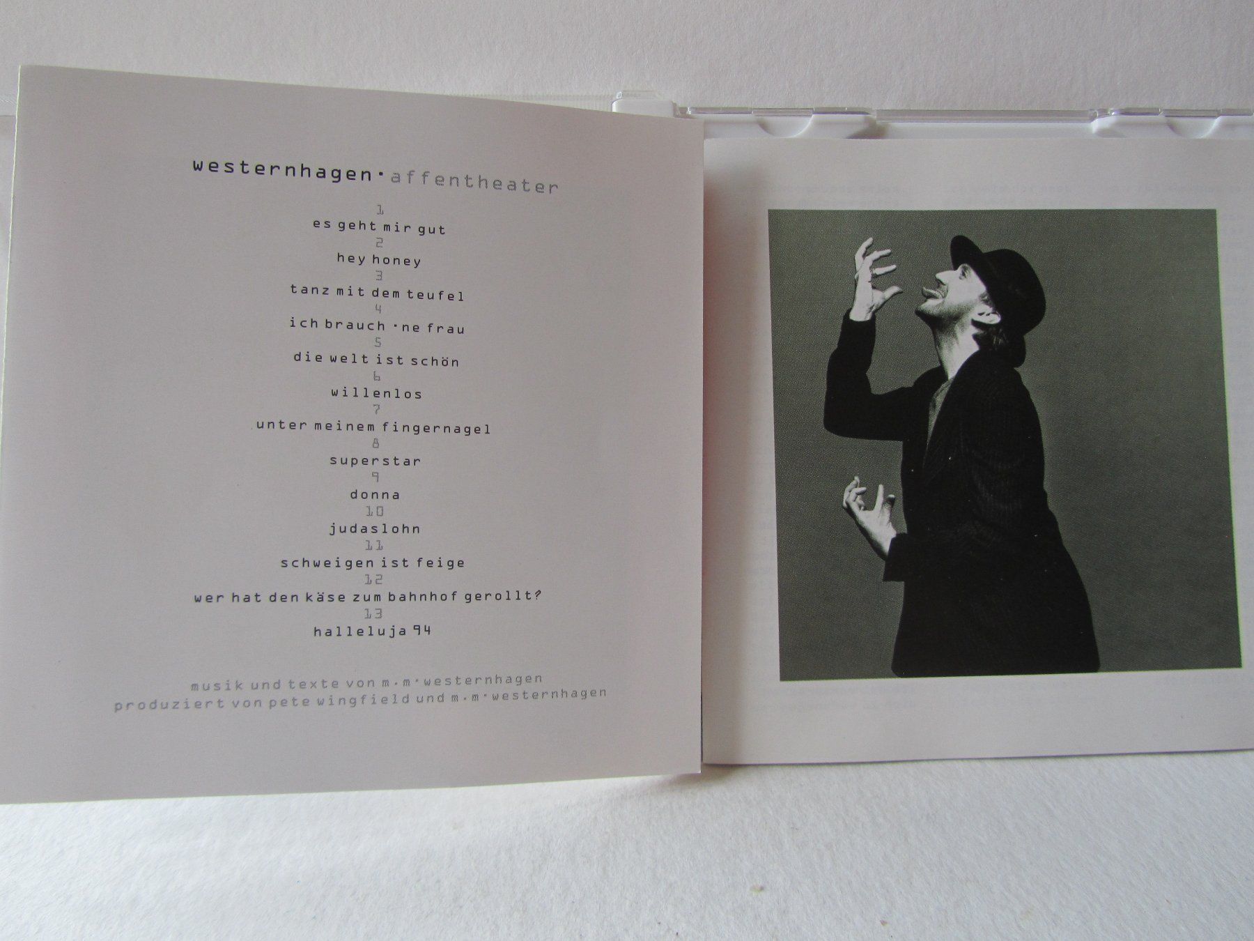 CD: Westernhagen, CD, affentheater – Usato da Weiningen ZH venduto da dietsch57 3