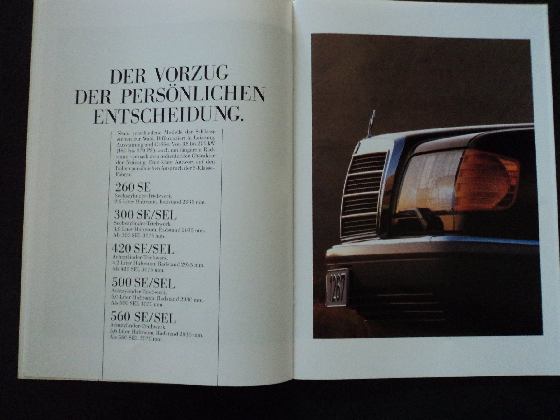Mercedes-Benz Documenti: Prospekt Mercedes S-Klasse 1989 – Usato da Schwarzenburg venduto da modelCARama 2