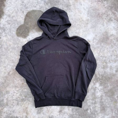 Schwarzer Champion Hoodie, Grösse S – Top Zustand!