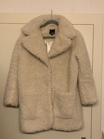 Barney’s vegan sheepskin coat