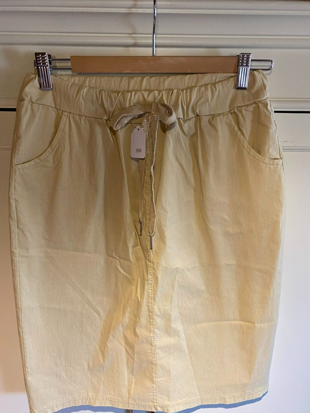 Gonne: DAMEN-JUPE-GELB-BEIGE – Nuovo e nell'imballaggio originale da Meienried venduto da ManuelaBoutique 2