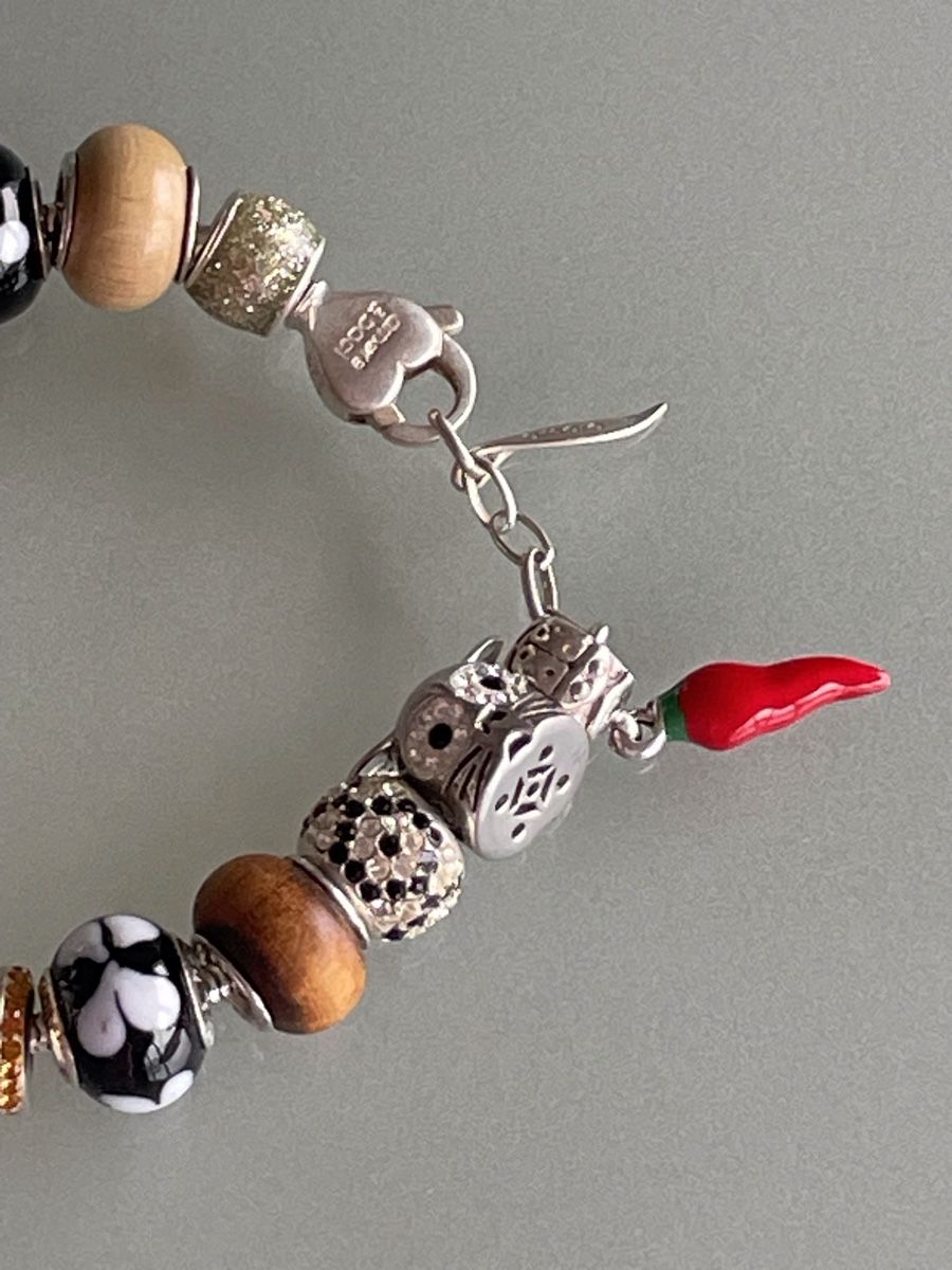 Bracciali & Braccialetti: Bracelet Charms Amore & Baci Argent 925 – Nuovo (secondo la descrizione) da Vuadens venduto da Nina11 3