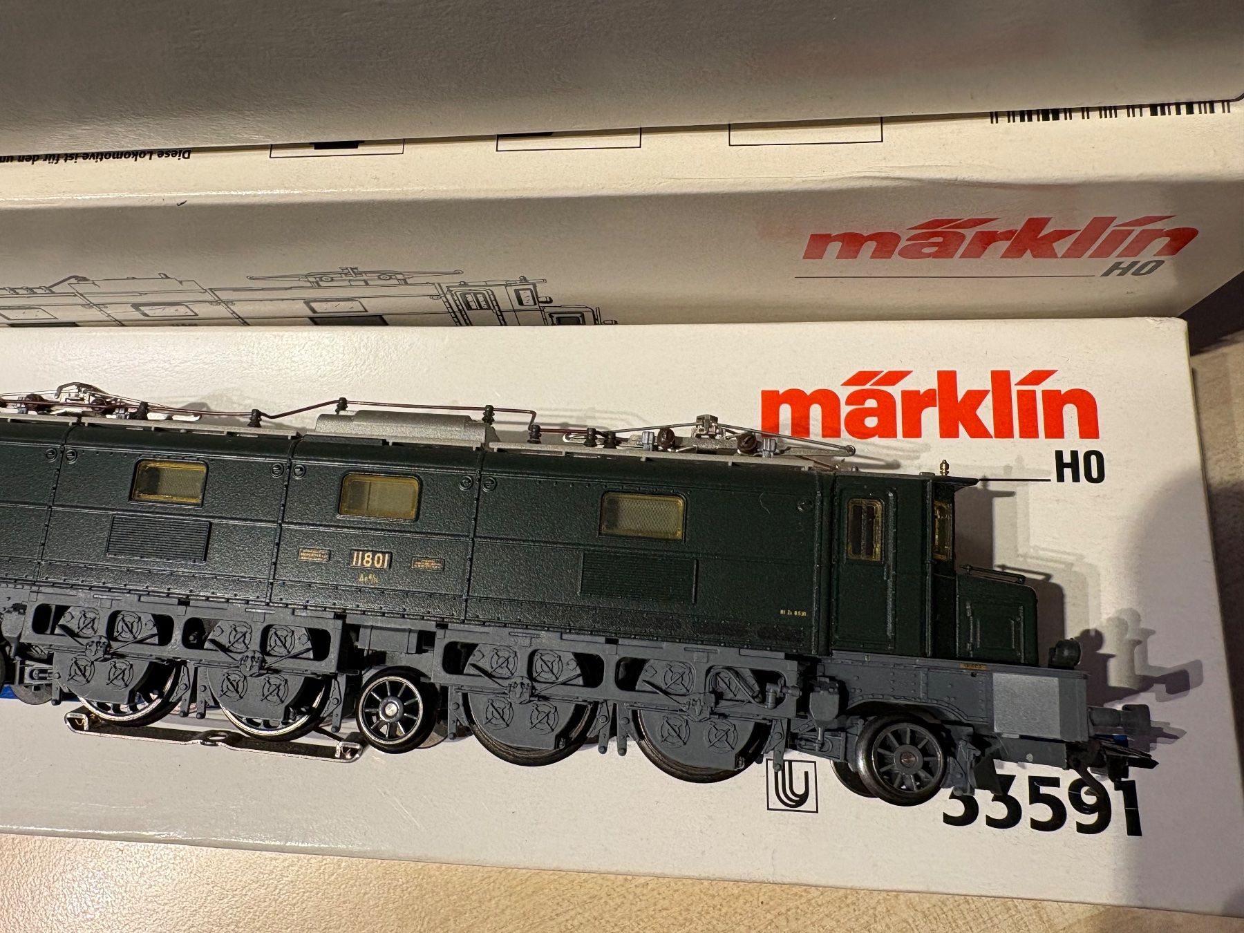 Märklin Modellini di ferrovie: Maerklin 33591 Ae 8/14 verte – Nuovo e nell'imballaggio originale da Corcelles Payerne venduto da Pierre66 3