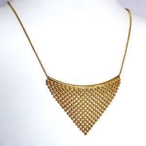Catenine: Collier triangle en minis perles dorées – Nuovo e nell'imballaggio originale da marsens venduto da gag03