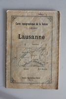 Carte top. de la Suisse, Lausanne, 1 : 100'000, 1912