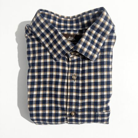 MARKS & SPENCER Chemise Carreaux 100% Coton Taille 16 1/2 42
