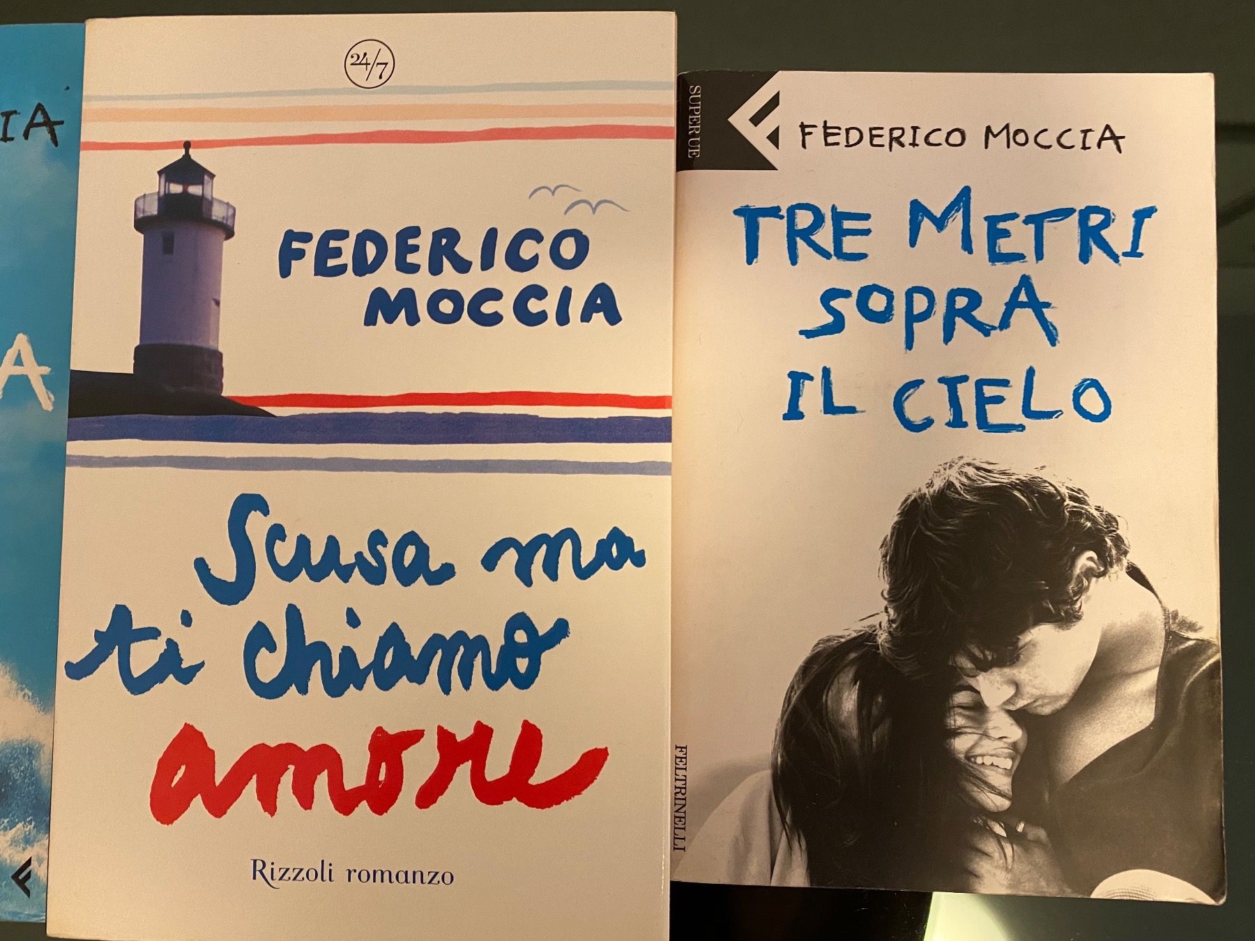 Libri: Federico Moccia 3 Bücher LP ca. 65.- – Nuovo (secondo la descrizione) da Buchs-ZH venduto da Birikina 2
