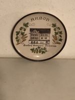 Wandteller Arbon Gasthof Brauerei Frohsinn handgemalt