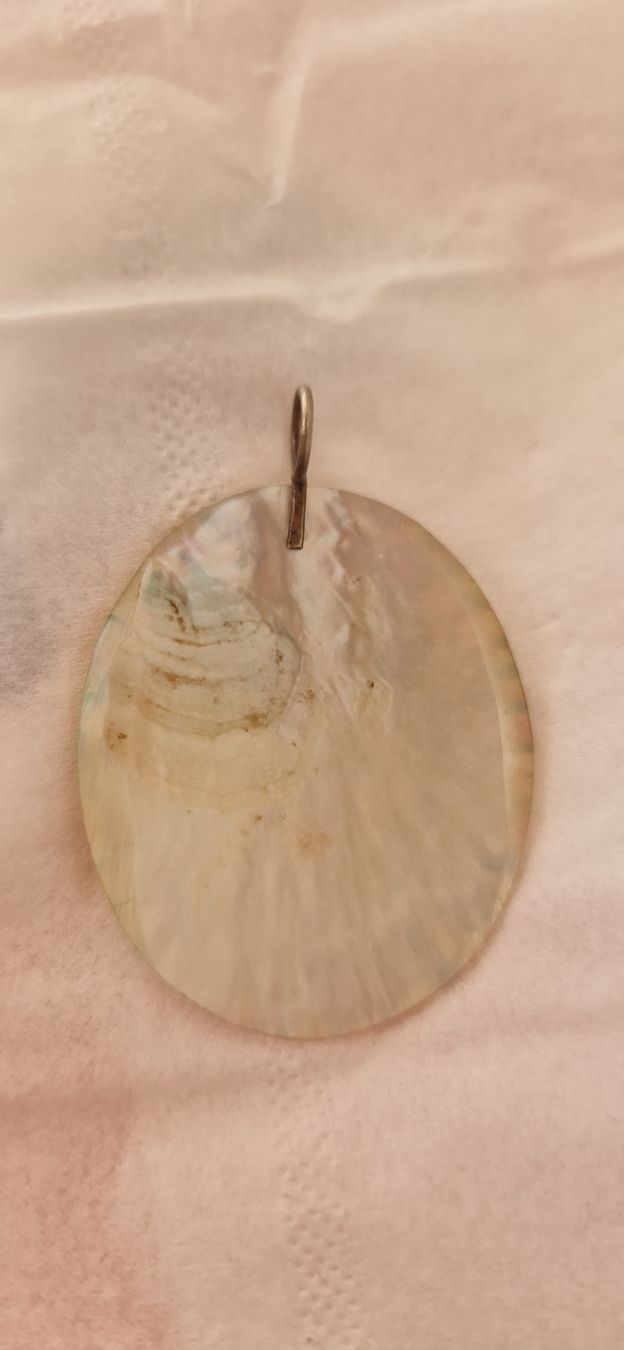 Ciondoli: Pendentif peint sur nacre – Usato da Münchenbuchsee venduto da capa2014 1