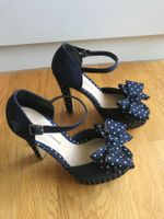 Dorothy Perkins High Sandals Gr. 37 Navy *NEU*