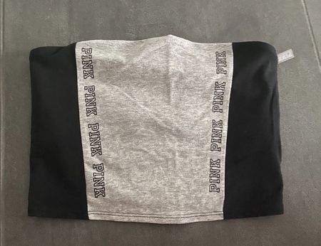 Bandeau PINK Victoria's Secret noir gris taille M NEUF