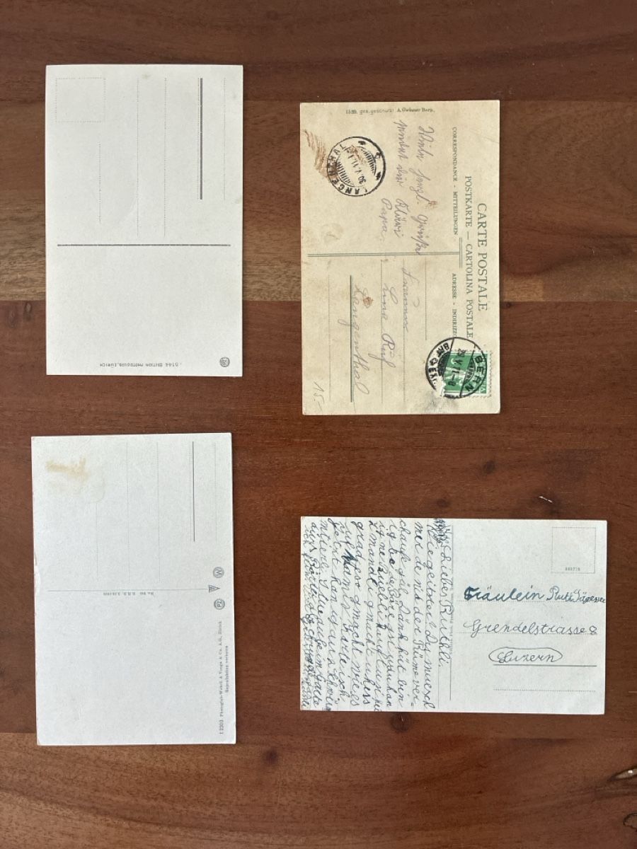 Cartoline postali: 7 Ansichtskarten Schweiz von Berner Bären 1 – Usato da Oftringen venduto da Cla.vD.74 3