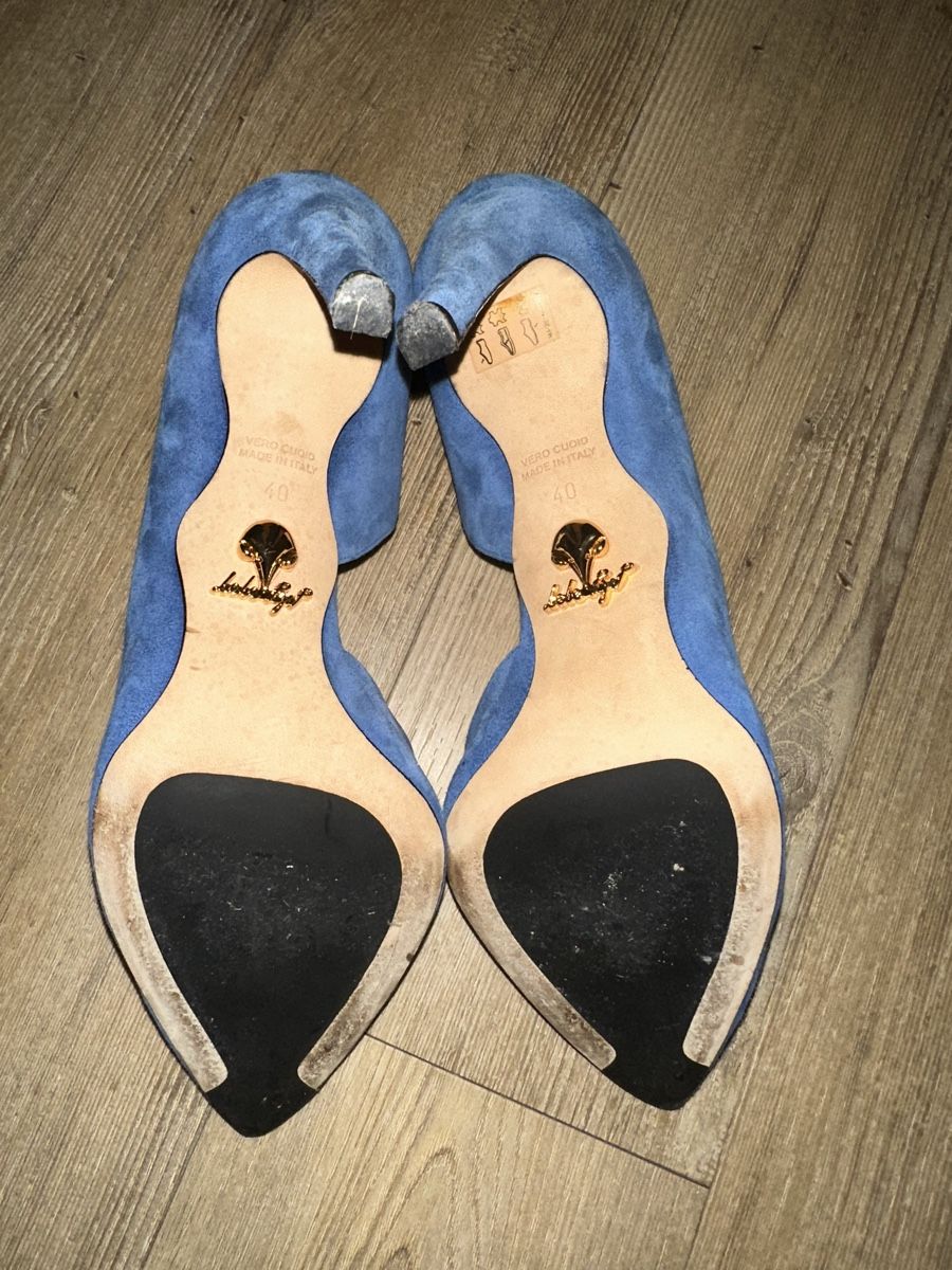 Damenschuhe: Blaue High-Heels von Vero Cuoio – Gebraucht aus Bassersdorf von cel_2n7l 3