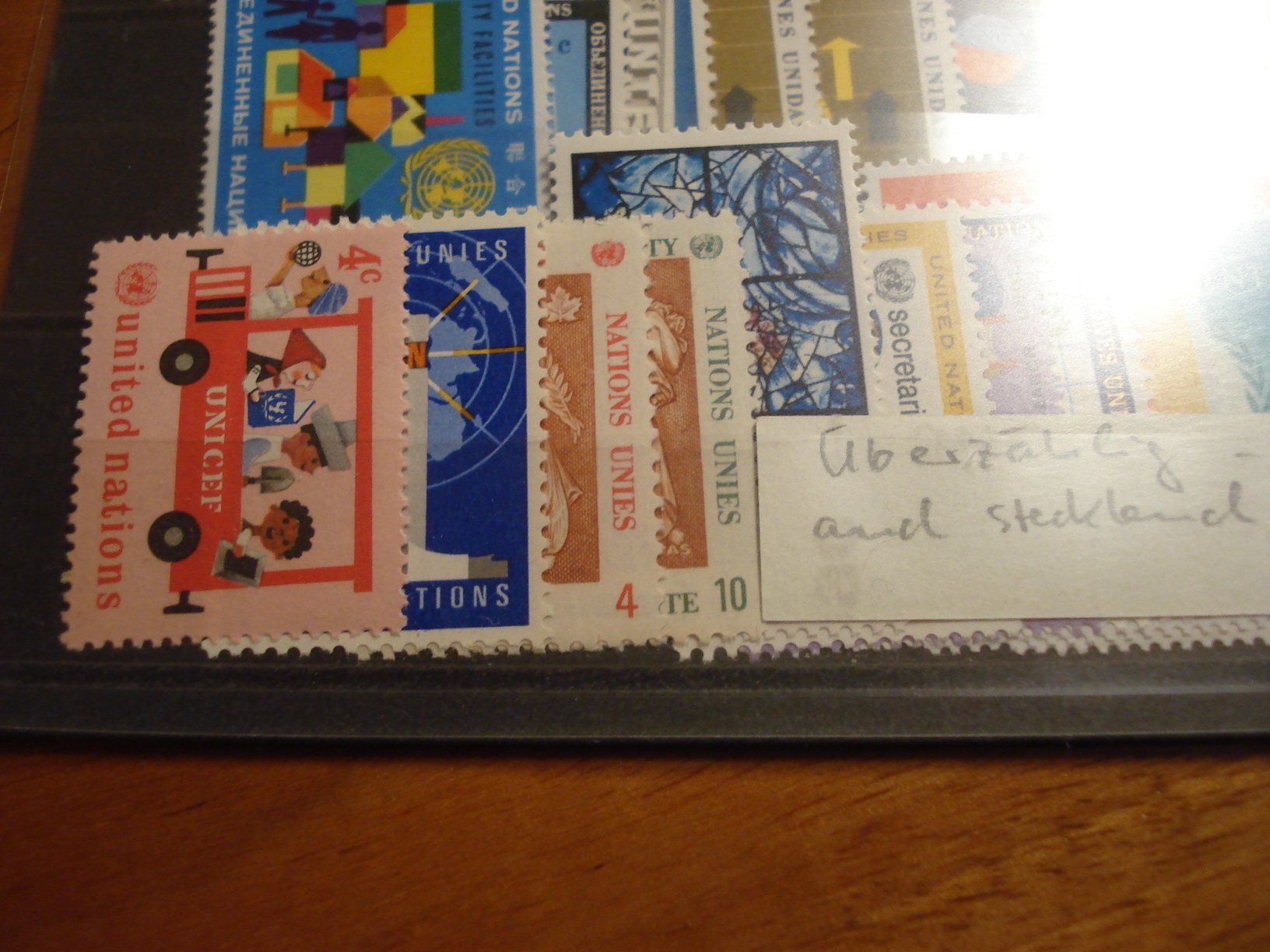 Tous les timbres: Steckkarte Uno New York ** – D'occasion à Niederwil AG par morostahu 3
