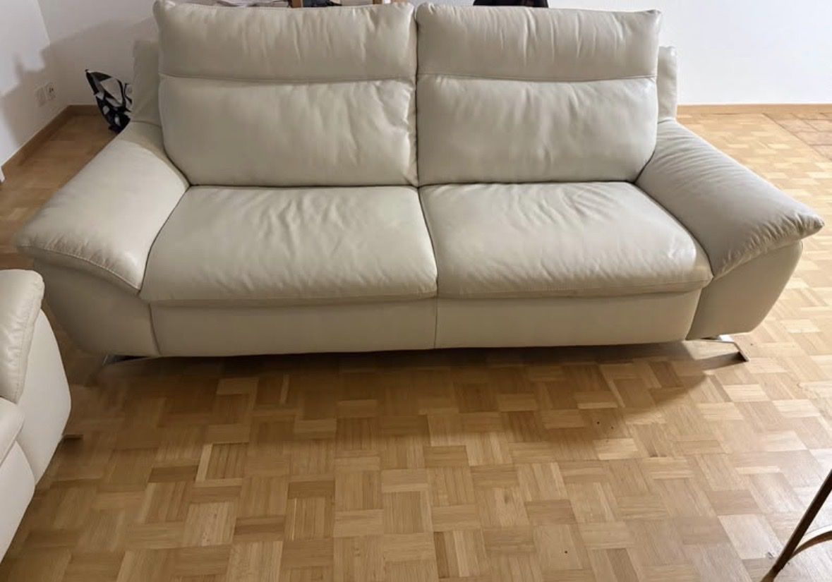 Sofas: Lot de 2 canapé cuir  – Gebraucht aus Tolochenaz von sab_y9km 1