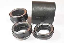Pentax K Bajonett Zwischenringe Set mit Tasche