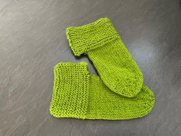 Handgestrickte Bettsocken Gr. 38 / 39
