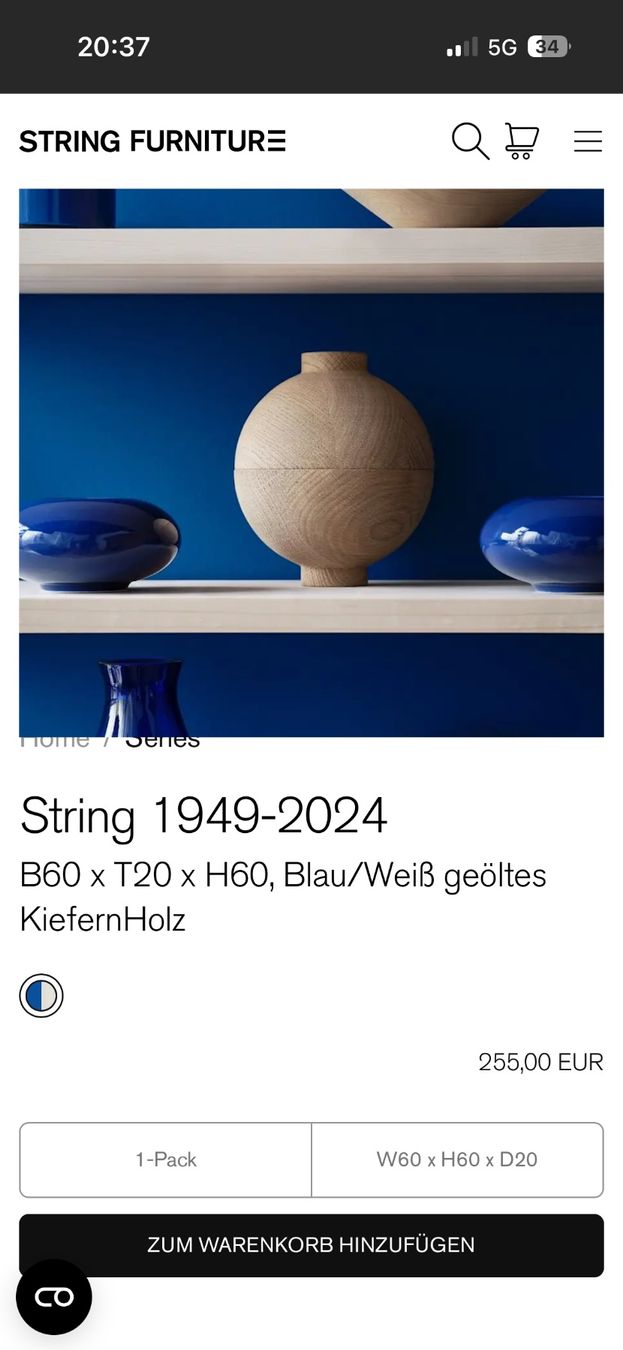 String Scaffali: String Furniture Regal Limited Edition – Usato da Horgen venduto da cgf95 4