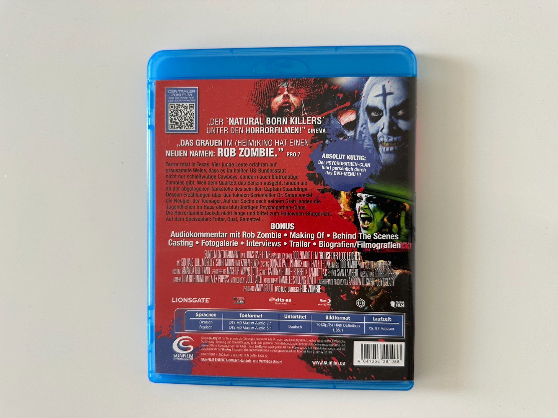 Tutti i DVDs: Haus der 1000 Leichen Blu-ray – Nuovo (secondo la descrizione) da Couvet venduto da Aura_aura 2