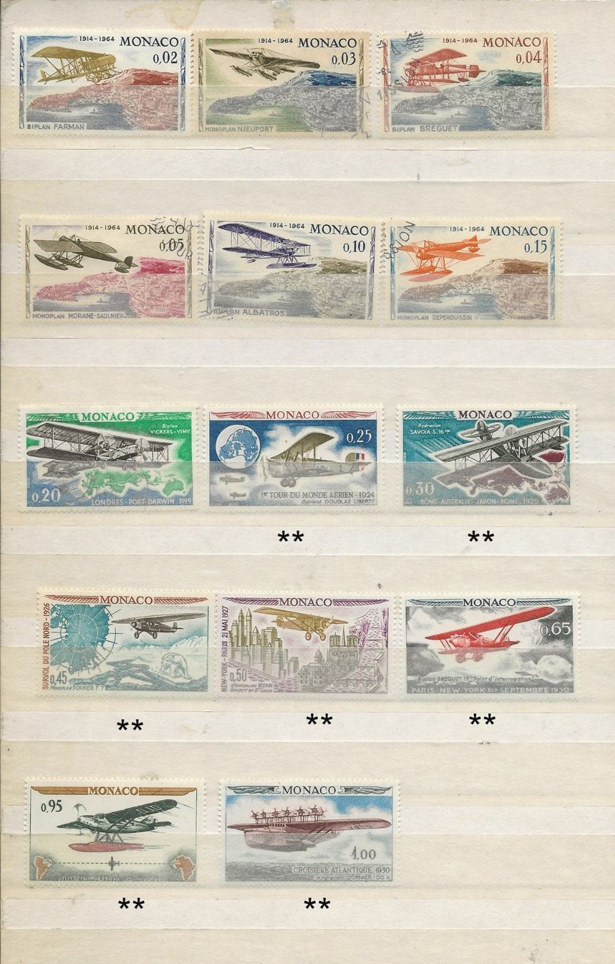 Tutti i francobolli: Monaco Lot 1964 ... – Usato da Sion venduto da PierreP01