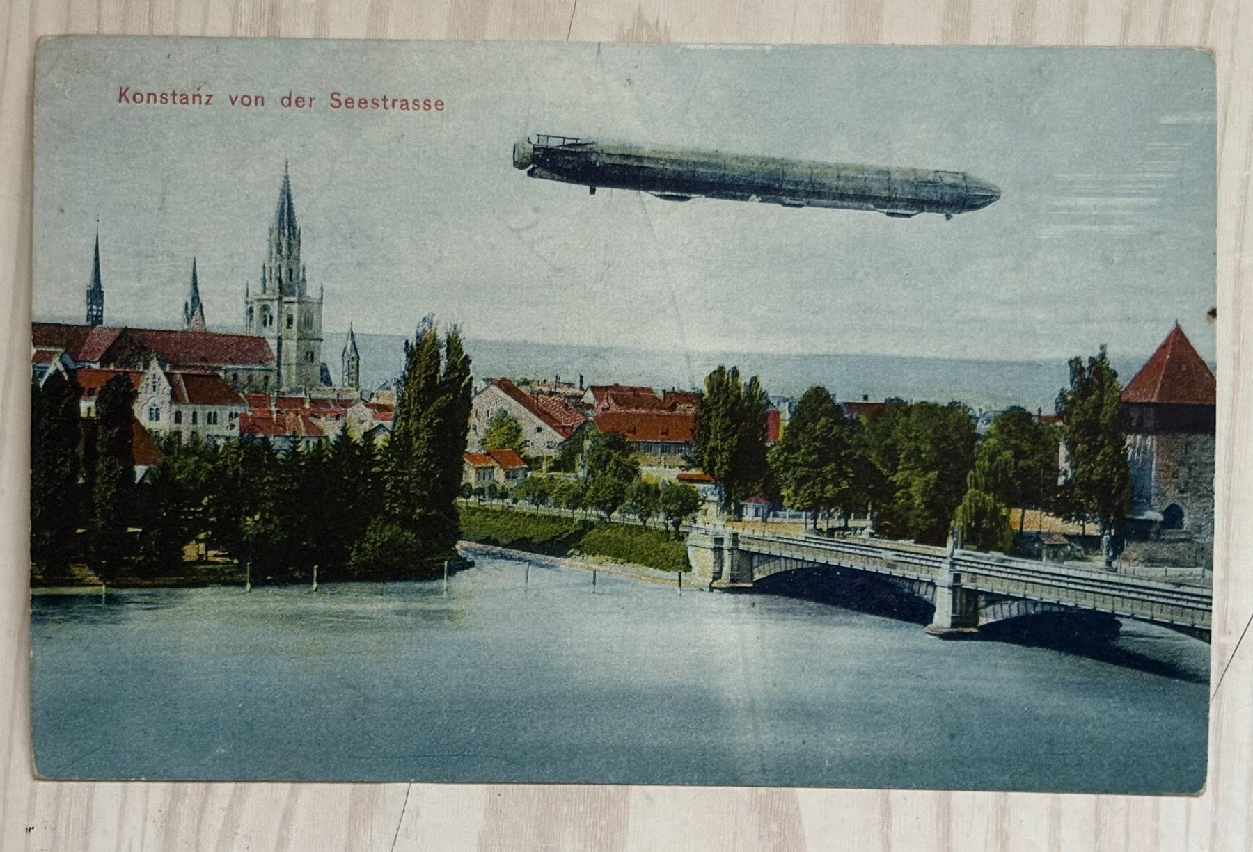 Cartoline postali: ZEPPELIN ÜBER KONSTANZ – Usato da Ostermundigen venduto da wini63