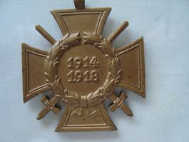 1914/1918 Ehrenkreuz 1. Weltkrieg, Paul von Hindenburg.