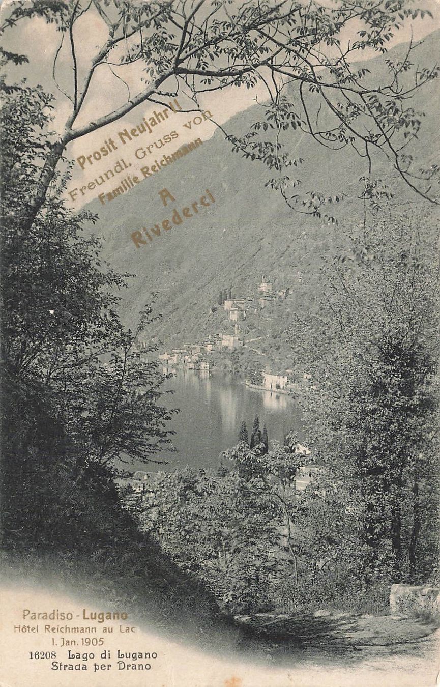 Ansichtskarten: Paradiso Lugano – Gebraucht aus Biasca von Blenio71