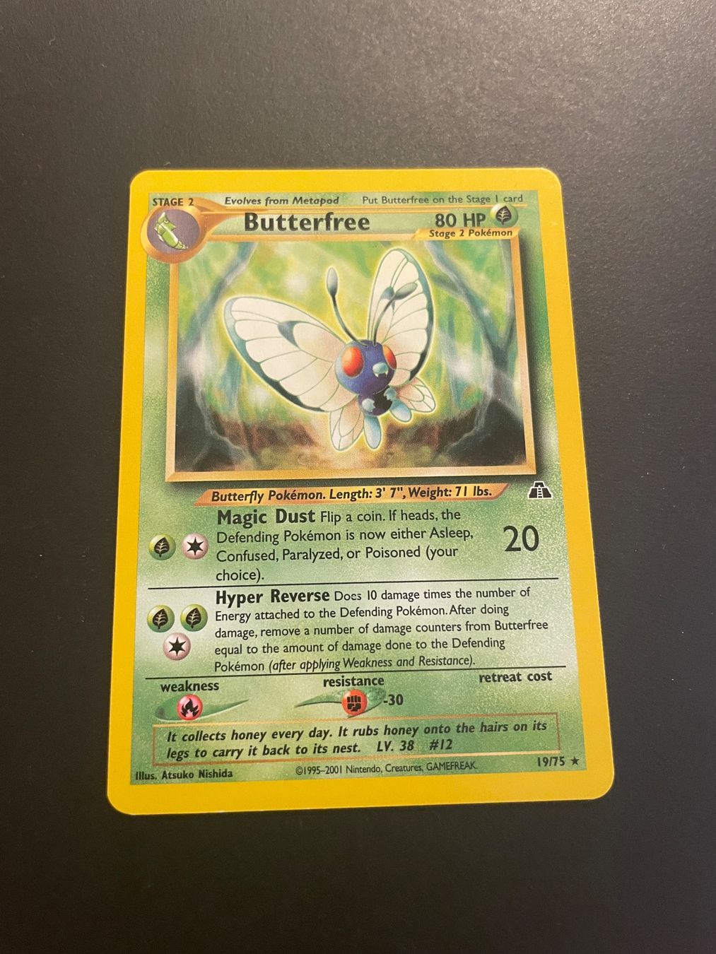Pokémon Carte collezionabili: Butterfree 19/75 Neo Discovery – Usato da Zürich venduto da pokemon_cards