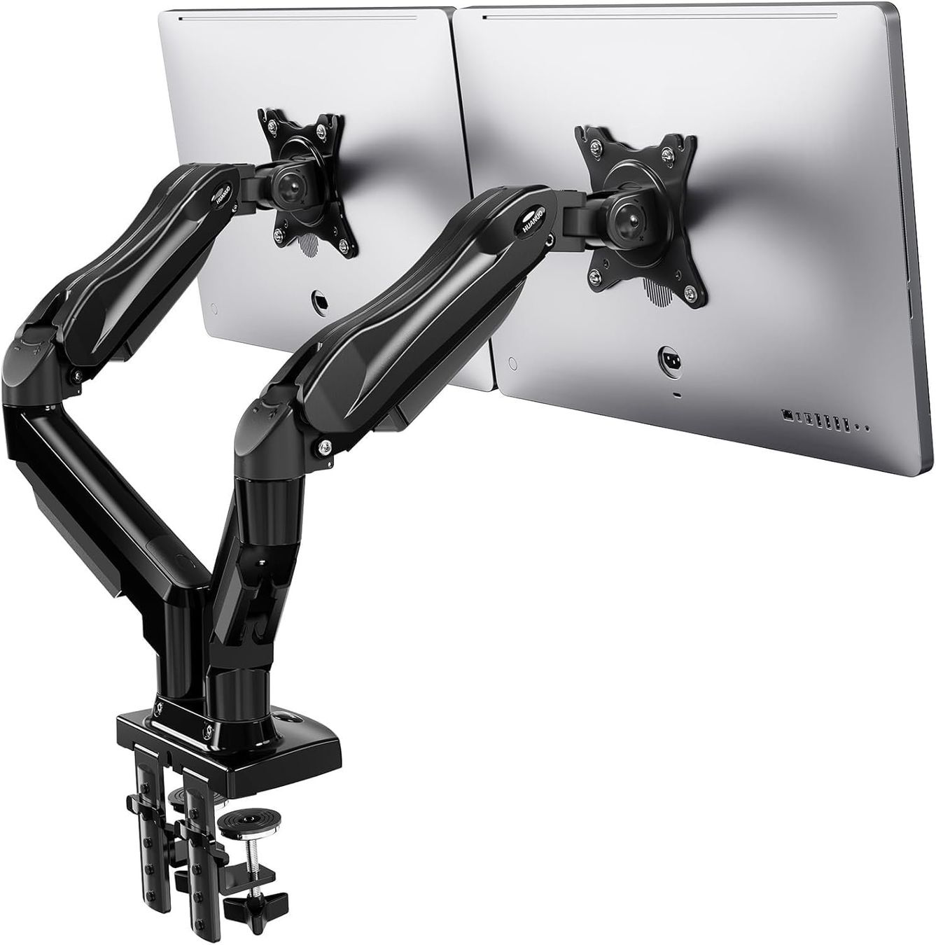 Staffa per monitor: Monitor Halterung 2 Monitore 13-32 Zoll VESA Schwarz – Nuovo e nell'imballaggio originale da Zürich venduto da jasminleut