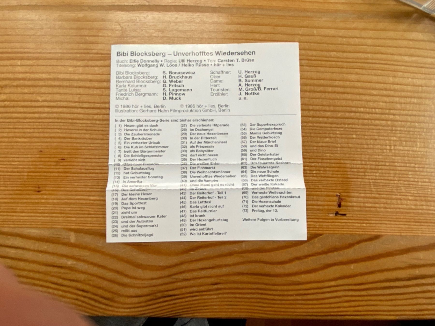 Musicassette: Kassette - Bibi Blocksberg (39) – Usato da St.Gallen venduto da kingsamas 4