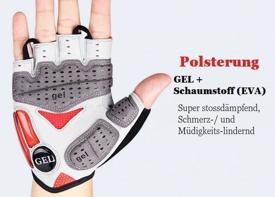 Guanti & manicotti: Handschuhe mit Gel-Einlage (M) – Nuovo (secondo la descrizione) da Oberglatt ZH venduto da Pacos2000 5