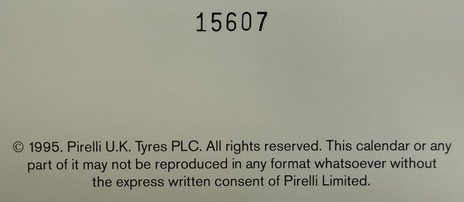 Pirelli Calendari: 2 Original Pirelli Kalender 1995 & 1996 – Usato da Bülach venduto da Twinggy 7