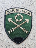 *** Badge KSK Stabsbat schwarz mit klett ***