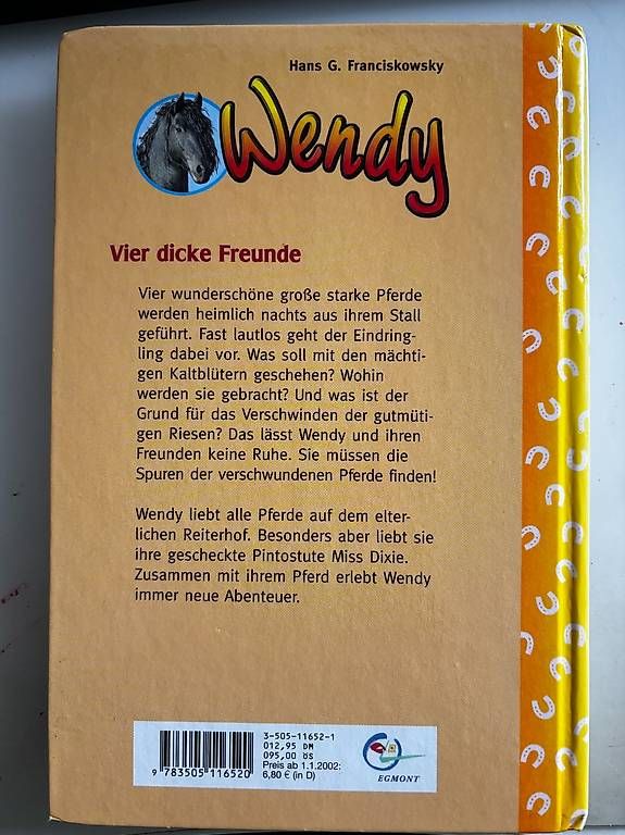 Bücher: Wendy, Vier dicke Freunde – Gebraucht aus Anglikon von bluesun02 1