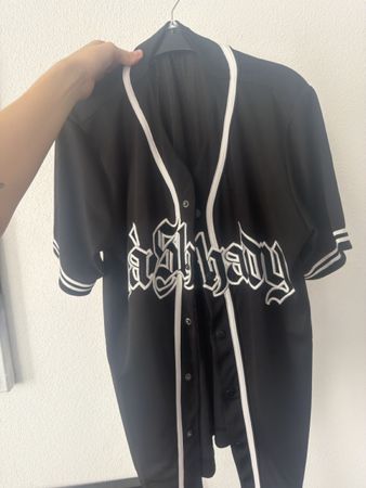 Baseball Shirt „La Shady“ schwarz weiss Grösse L neuwertig