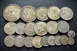 Lot: 186gr. Silbermünzen aus aller Welt (ab 1875)